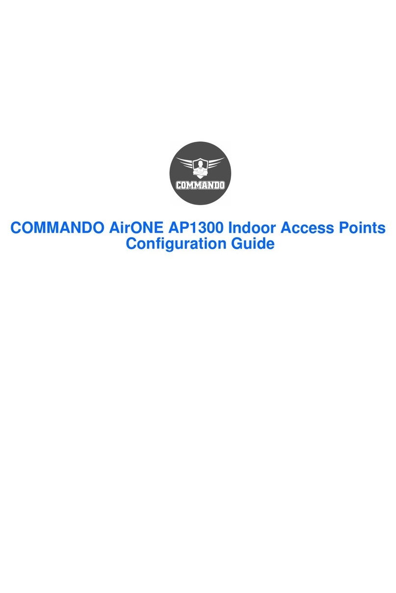 Commando AirONE AP1300 Configuration guide