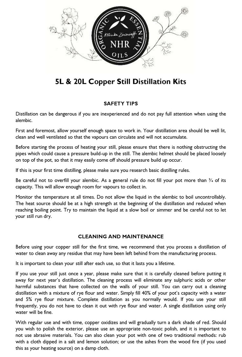 NHR 5L Copper Still Distillation Kit quick guide