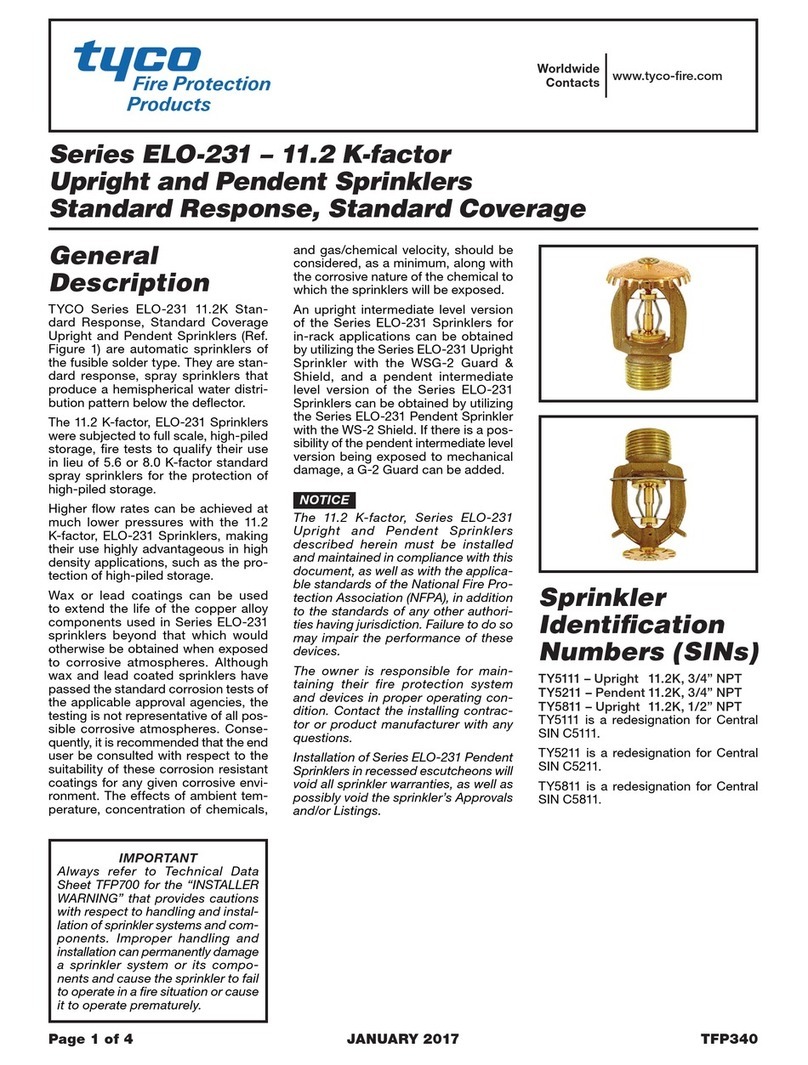 Tyco ELO-231 Series quick start guide