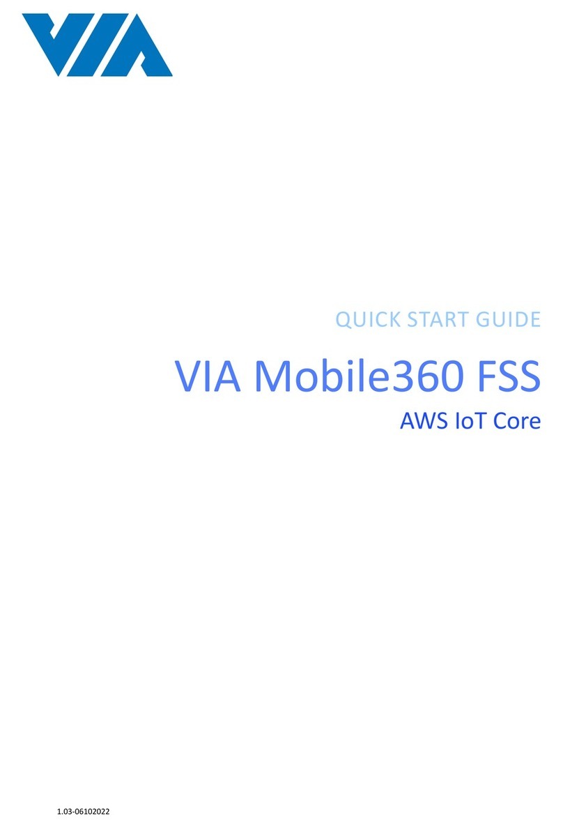 VIA Technologies Mobile360 FSS User manual VIA Technologies Mobile360 FSS User manual