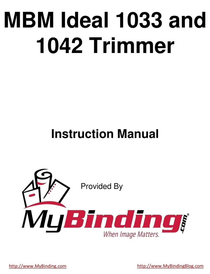 IDEAL 1033 instruction manual