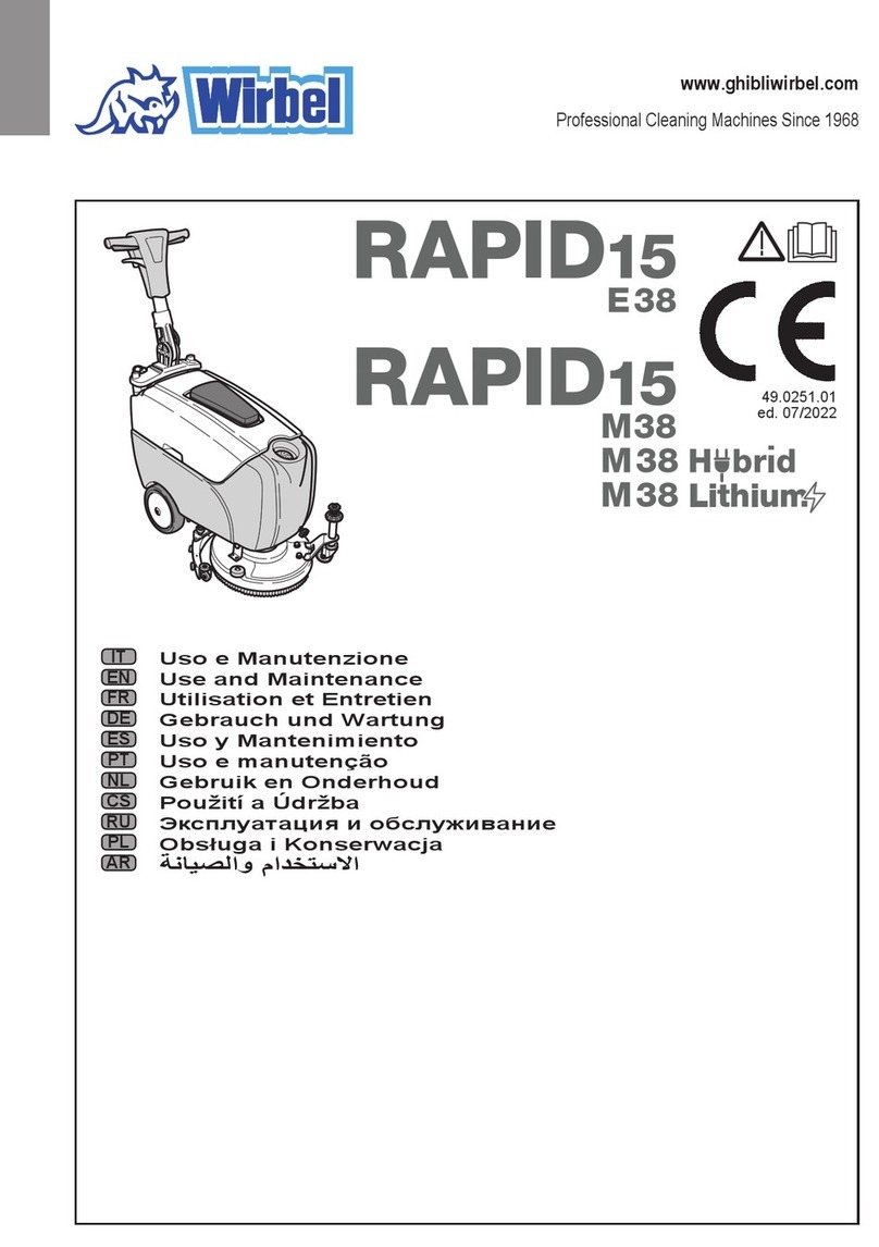 Wirbel RAPID15 E38 Use and maintenance