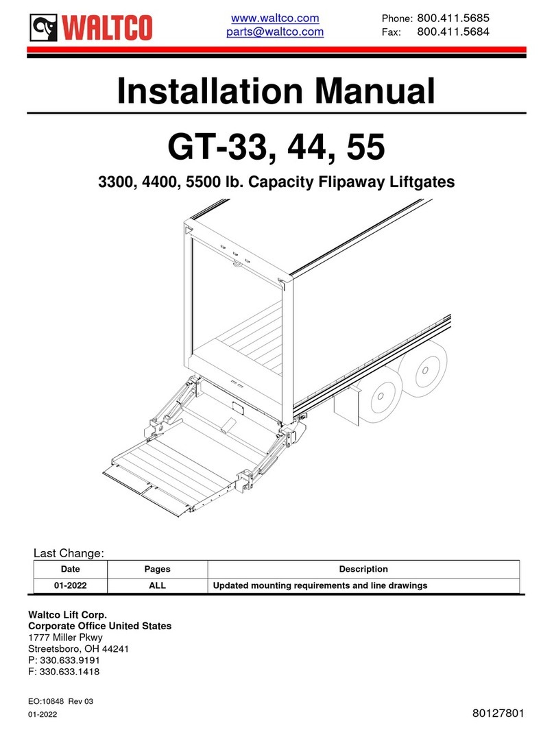 WALTCO GT-33 installation manual