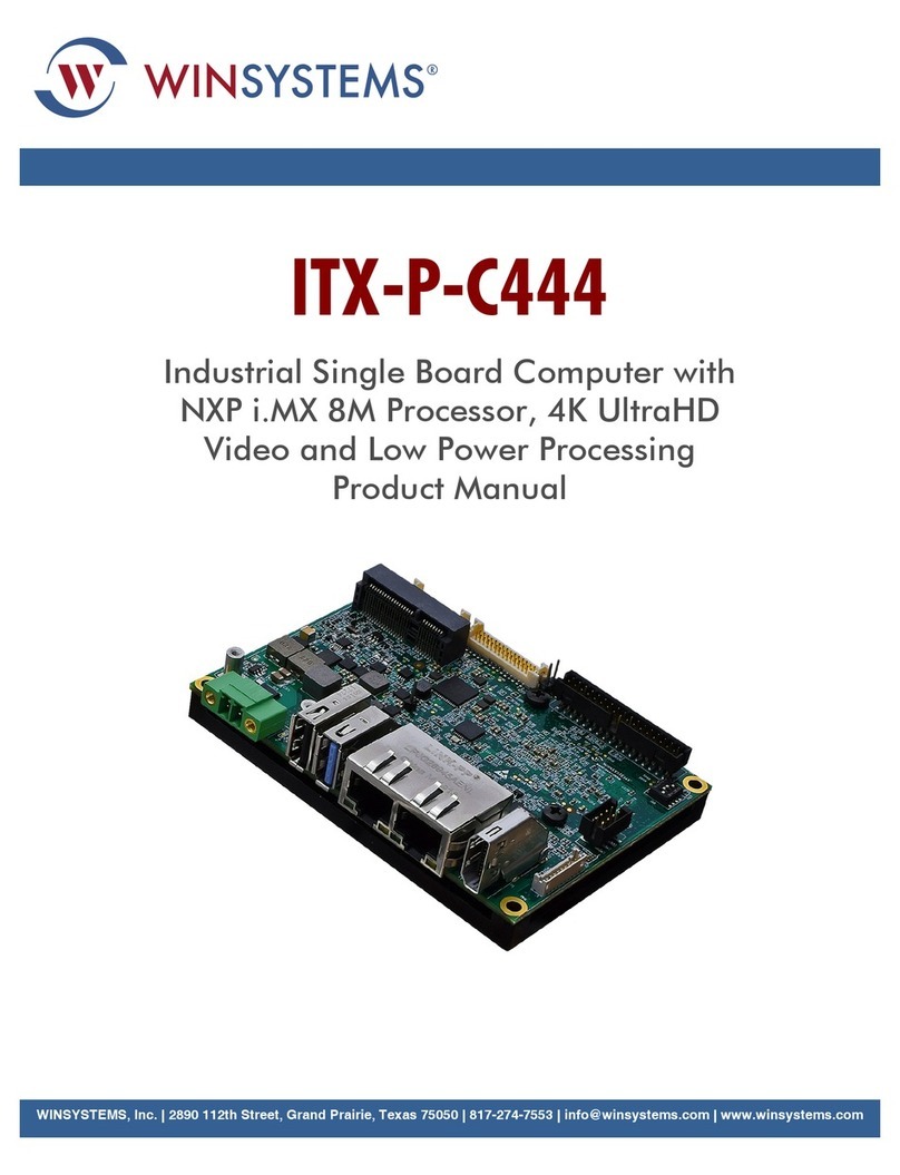 WinSystems ITX-P-C444 product manual