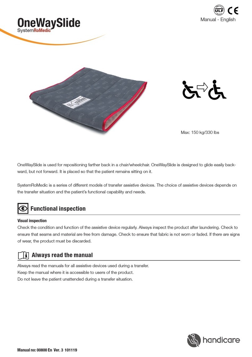 Handicare OneWaySlide quick start guide Handicare OneWaySlide quick start guide