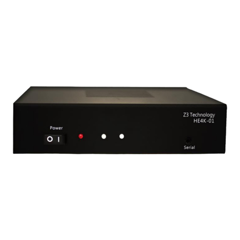 Z3 Technology Z3-HE4K-01 User manual