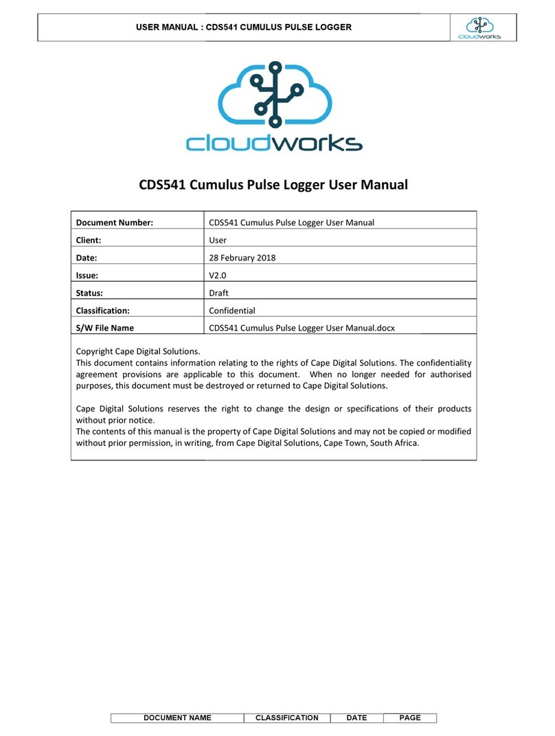 cloudworks CDS541 User manual