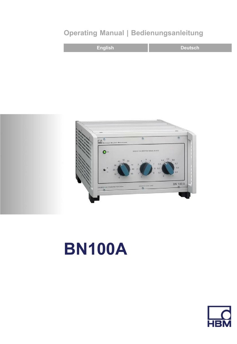 HBM BN100A operating manual