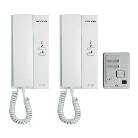 KOCOM KDP-602A Instruction Manual