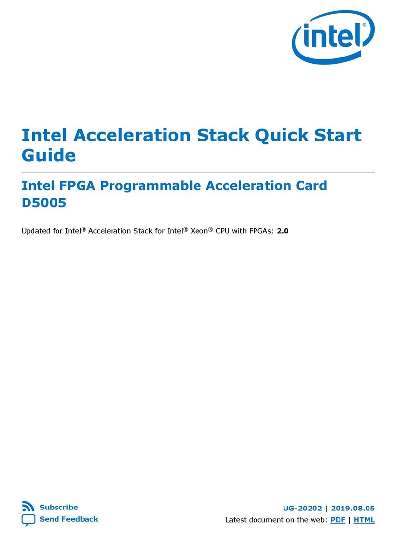Intel D5005 User manual