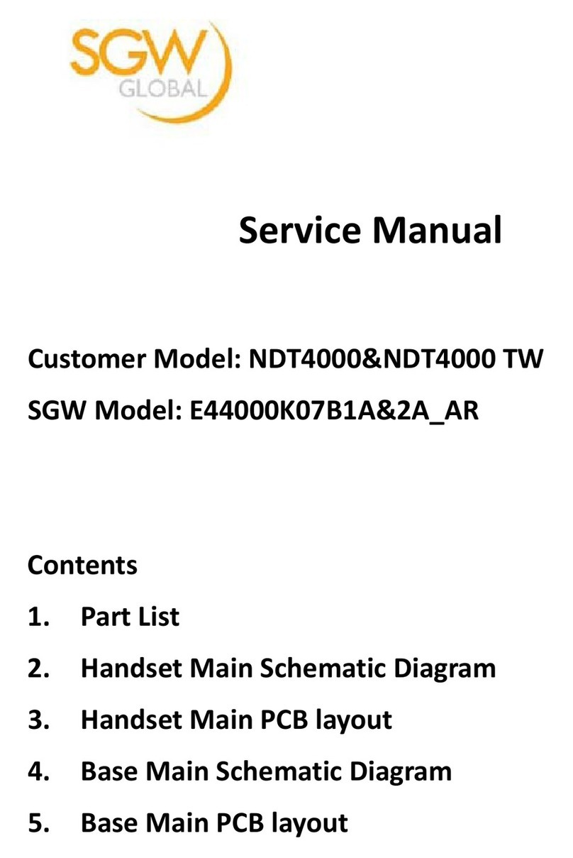 SGW GLOBAL NDT4000 Service manual
