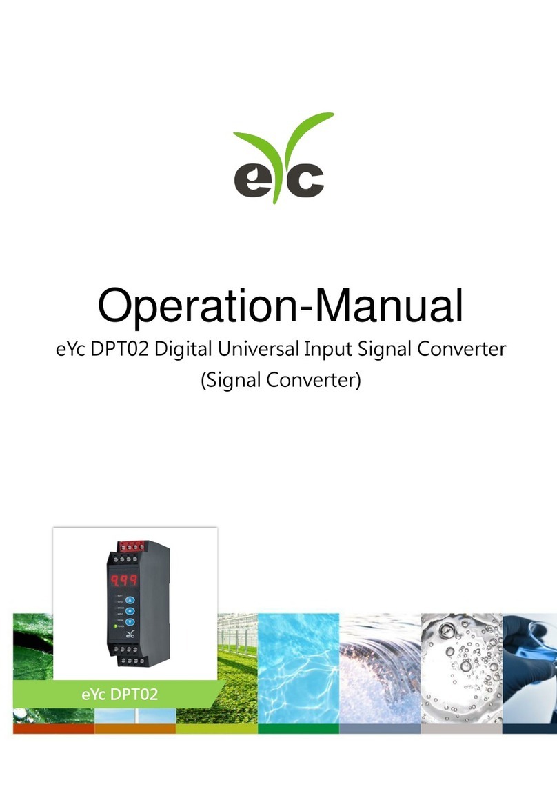 EYC DPT02 Operation manual