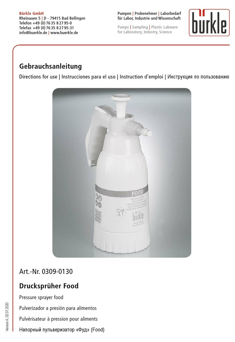 Bürkle 0309-0130 Directions for use