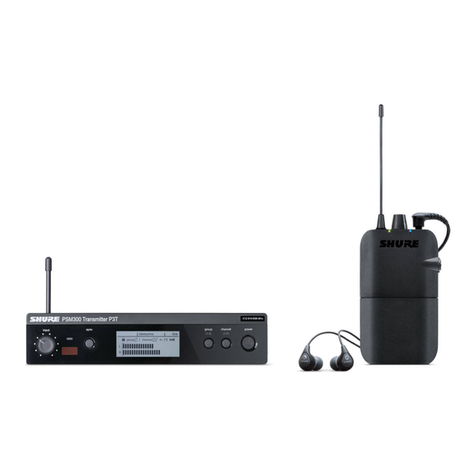 Shure PSM 300 User manual