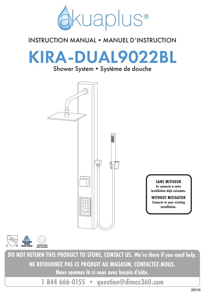 Akuaplus KIRA-DUAL9022BL instruction manual