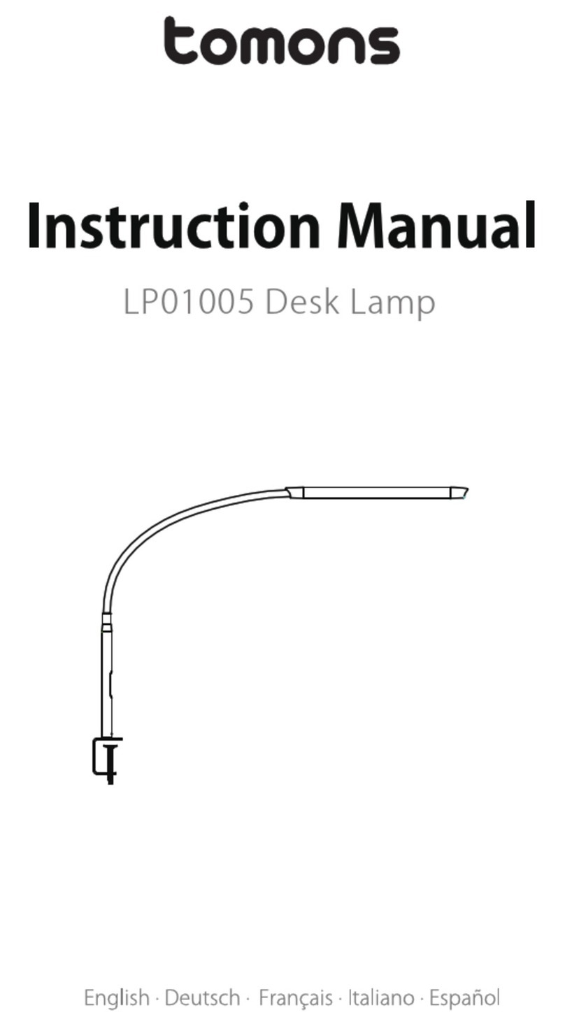 Tomons LP01005 instruction manual