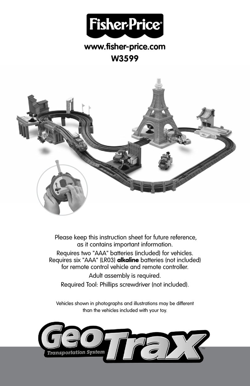 Fisher-Price Geo Trax W3599 manual
