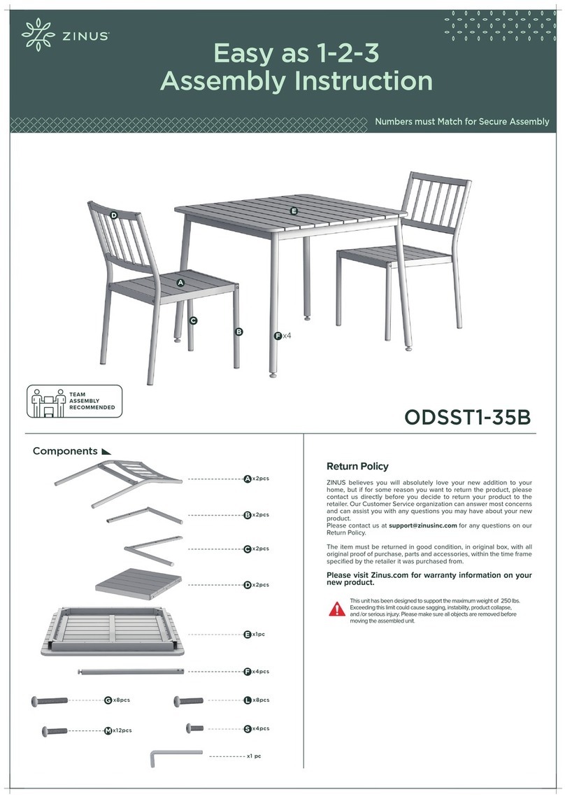 ZINUS ODSST1-35B User manual ZINUS ODSST1-35B User manual