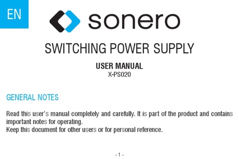 Sonero X-PS020 user manual