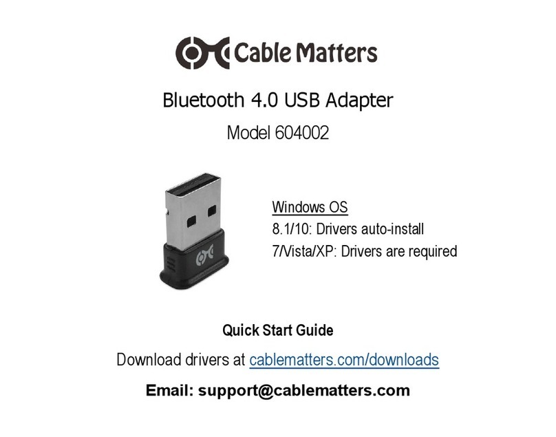 cable matters 604002 quick start guide