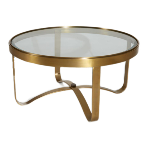 Sage Living Home & Decor ARC COFFEE TABLE Assembly instructions Sage Living Home & Decor ARC COFFEE TABLE Assembly instructions