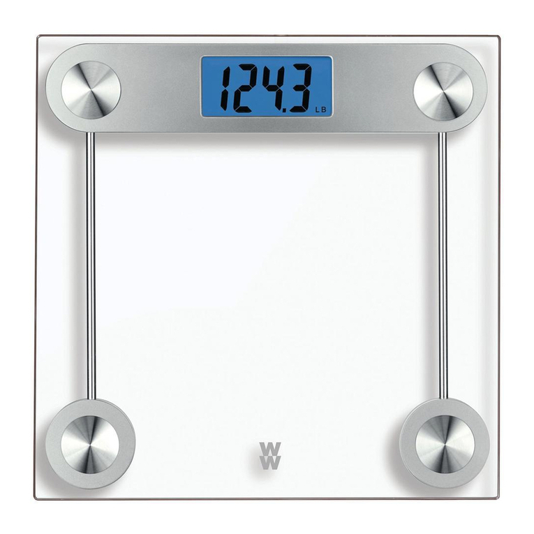 Conair Weight Watchers WW26 user manual