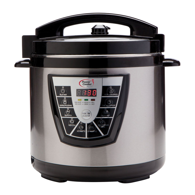 Power Cooker Plus PPC780P user manual