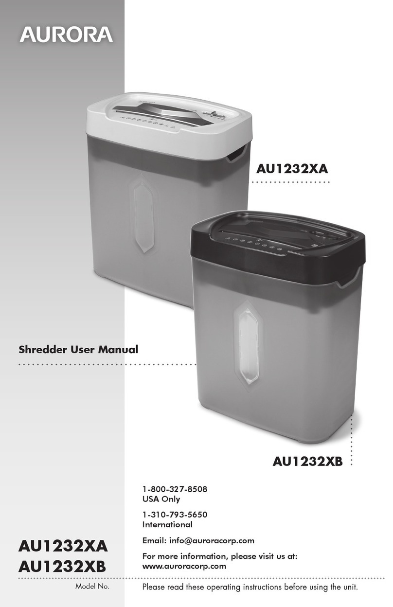 Aurora AU1232XA User manual