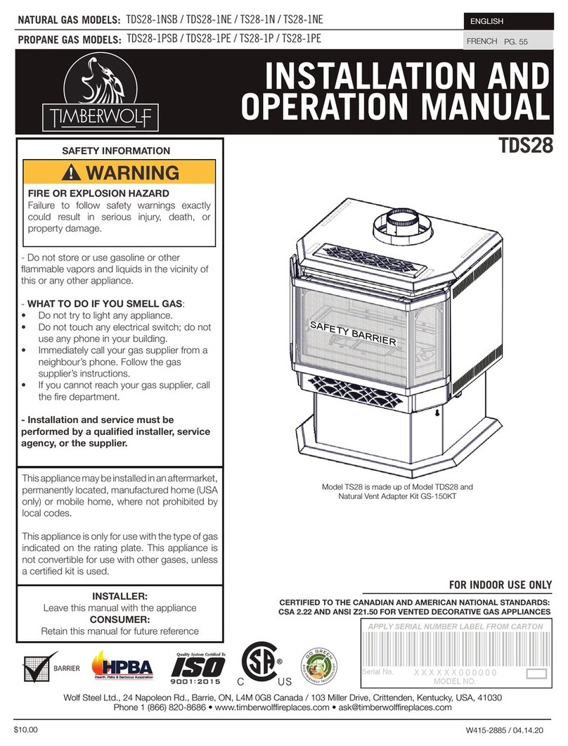 Timberwolf TDS28 User manual