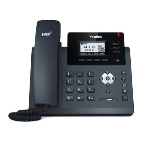 Yealink T40P quick start guide