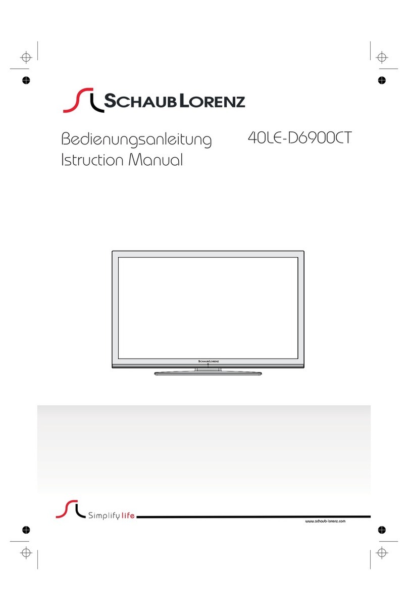 Schaub Lorenz 40LE-D6900CT User manual Schaub Lorenz 40LE-D6900CT User manual