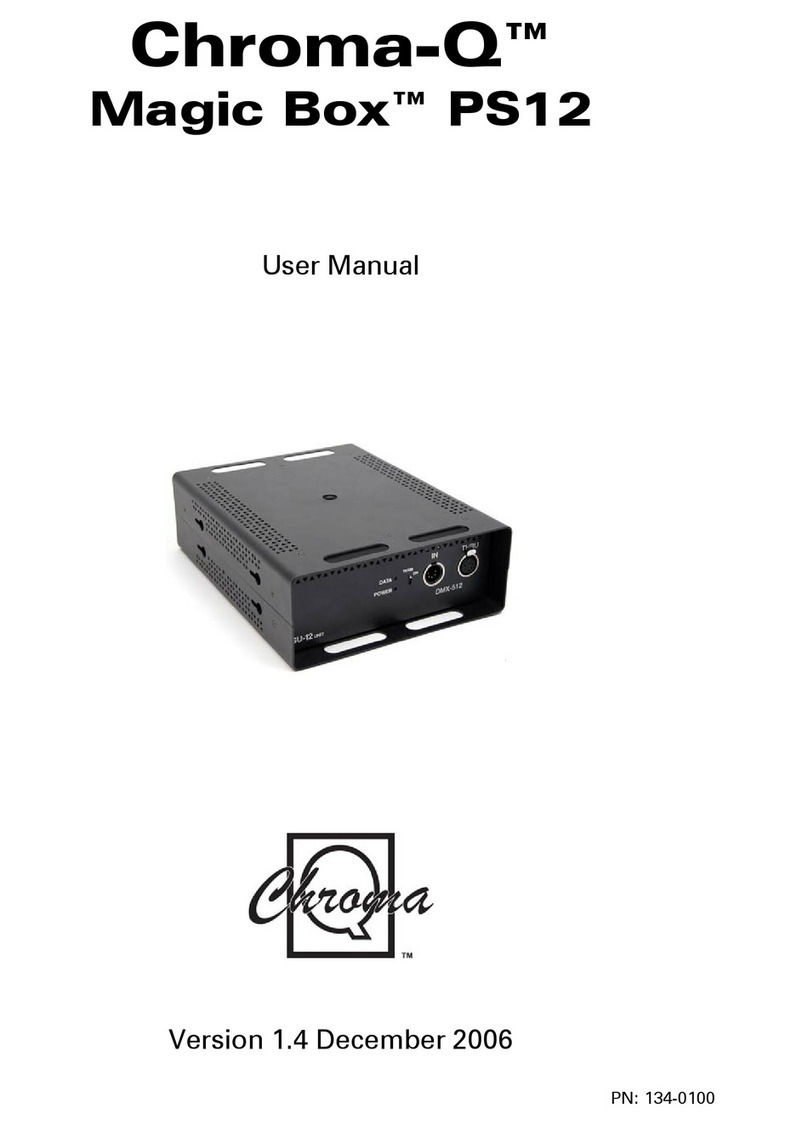 Chroma Magic Box PS12 User manual
