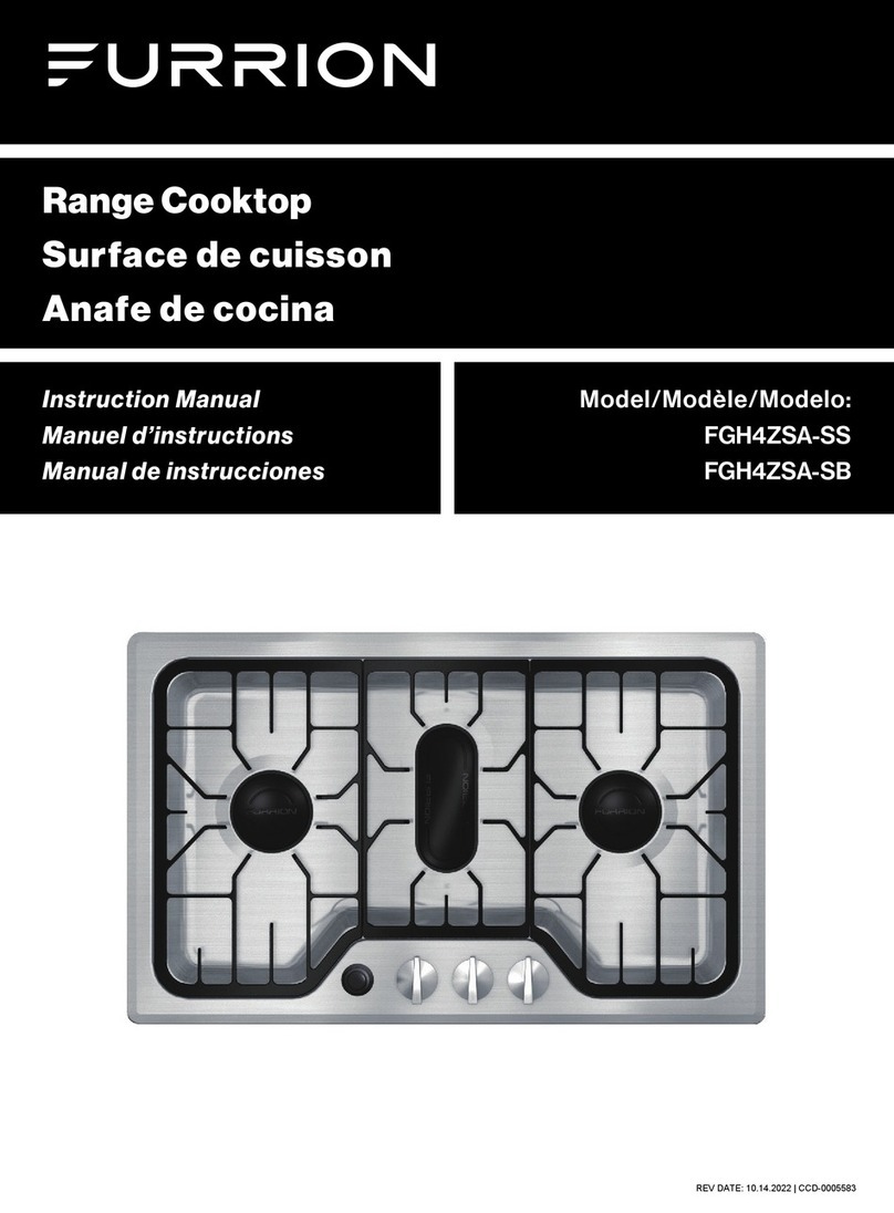 Lippert Furrion FGH4ZSA-SS instruction manual Lippert Furrion FGH4ZSA-SS instruction manual