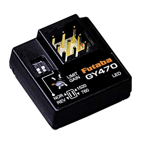 FUTABA GY470 User manual