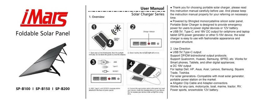 iMars Solar Charger Series user manual