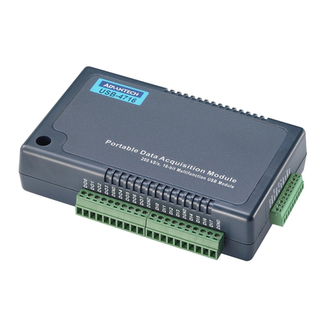 Advantech USB-4716 Installation and operation manual
