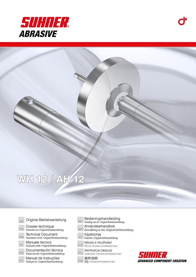 SUHNER ABRASIVE WH 12 manual