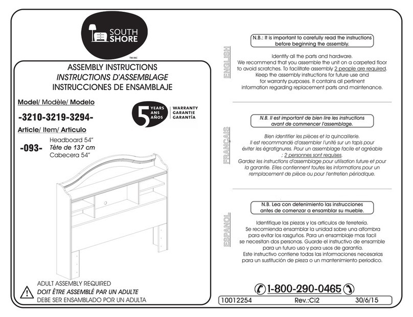 SouthShore 3210 User manual