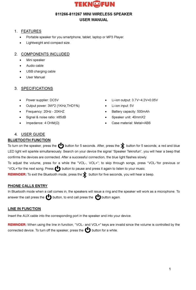 Teknofun 811266 user manual