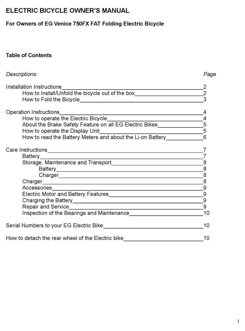 EG Venice 750FX User manual