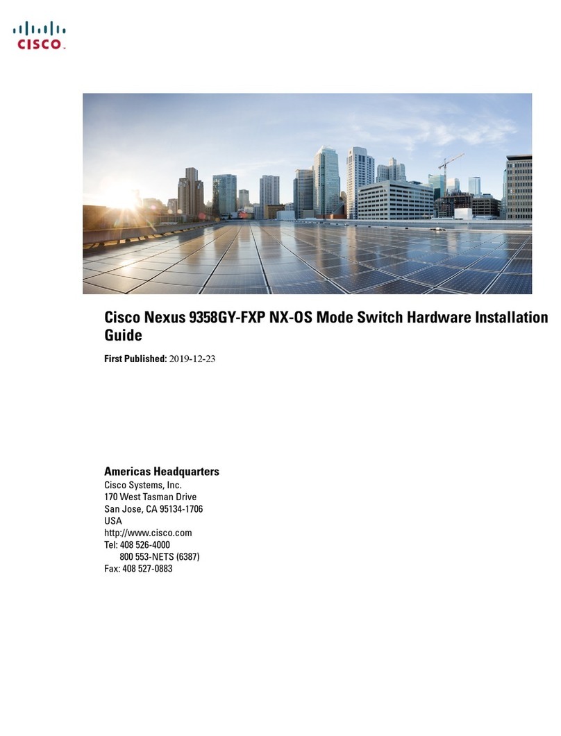 Cisco Nexus 9358GY-FXP Manual