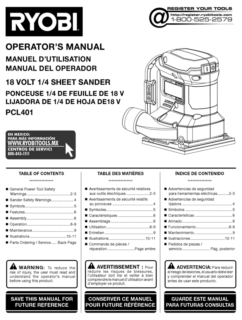 Ryobi DE18 User manual