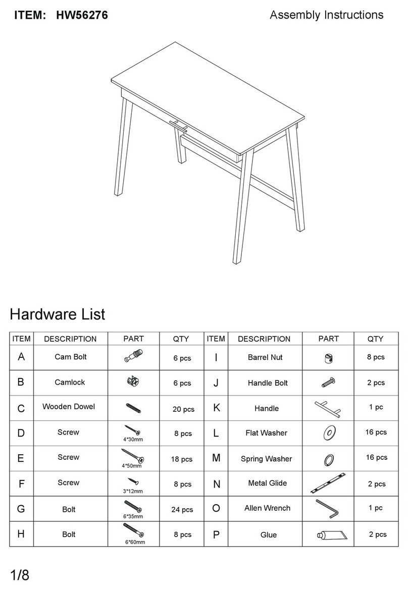 Costway HW56276 Assembly instructions