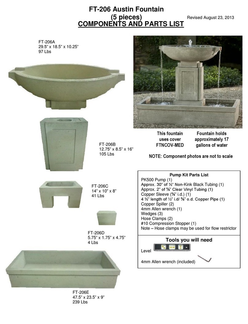 Campania International Austin FT-206A Assembly instructions Campania International Austin FT-206A Assembly instructions