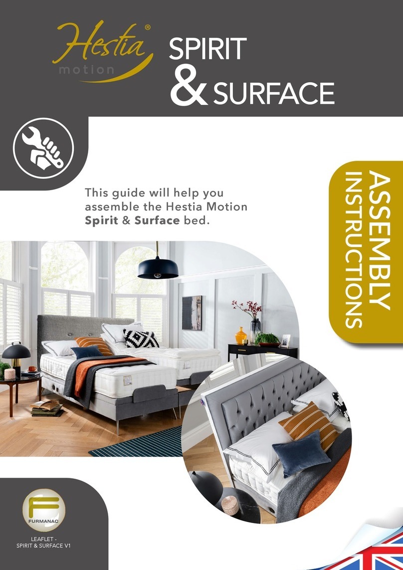 Furmanac Hestia Motion Spirit & Surface bed Assembly instructions