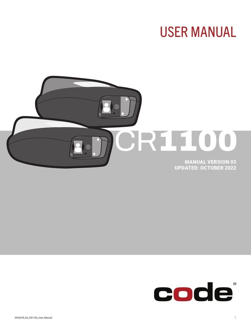 Code CR1100-K10 Series user manual