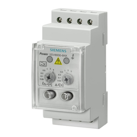 Siemens 5SV8000-6KK User manual