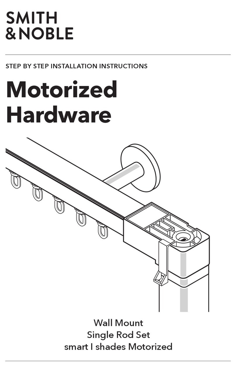 Smith & Noble Rod Step by step installation instructions Smith & Noble Rod Step by step installation instructions