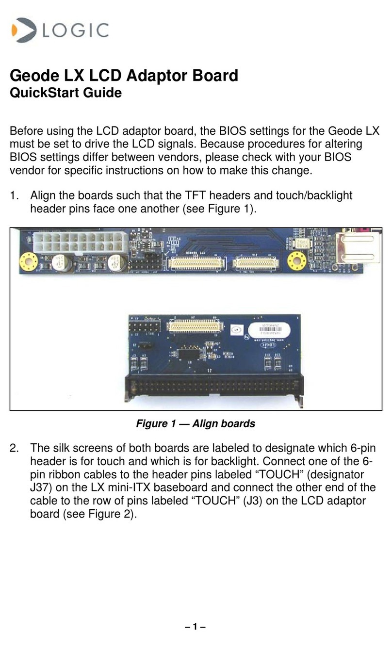Logic Geode LX User manual