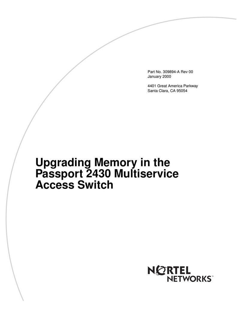 Nortel Passport 2430 User manual